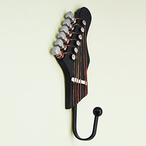Vintage Guitar Shaped Decorative Hooks Rack Hangers