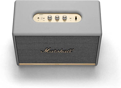 The Marshall Woburn II speaker delivers powerful sound with Bluetooth 5.0, fine-tuning controls, and classic design. Perfect for music enthusiasts.