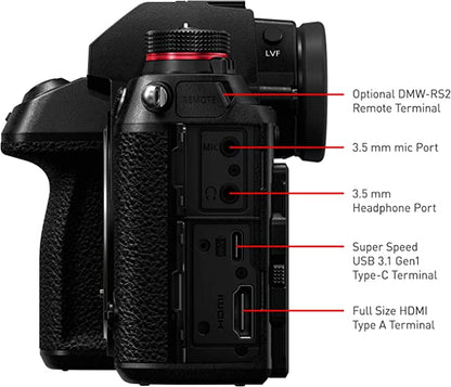 Panasonic LUMIX S1 Full Frame Mirrorless Camera with 24.2MP