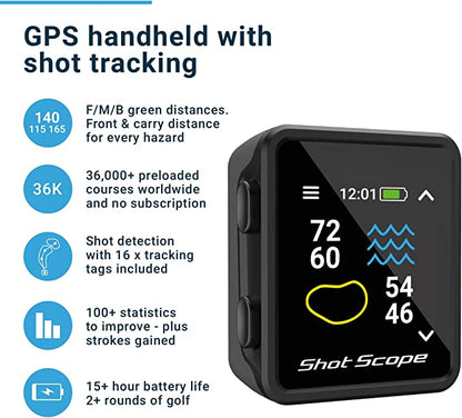 Shot Scope H4 GPS Handheld with Shot Tracking