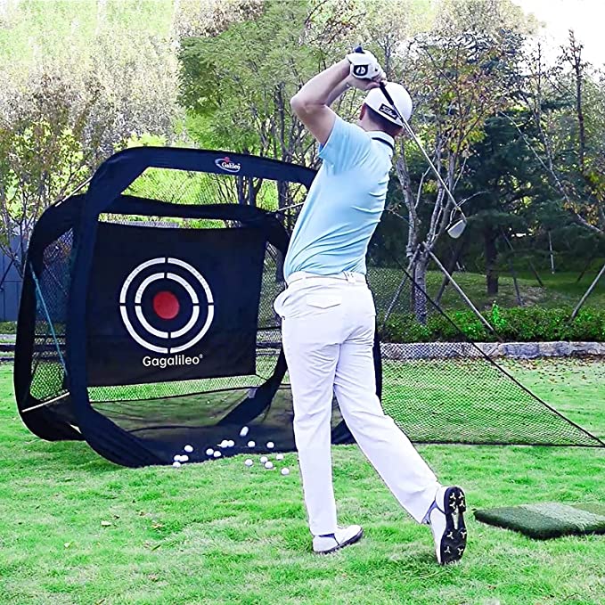 Master Your Swing with our Quick Setup Golf Hitting Net\