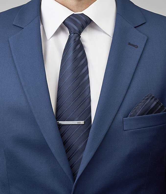 Tie Set Silky Necktie Pocket Squares Tie Clips Cufflinks For Men
